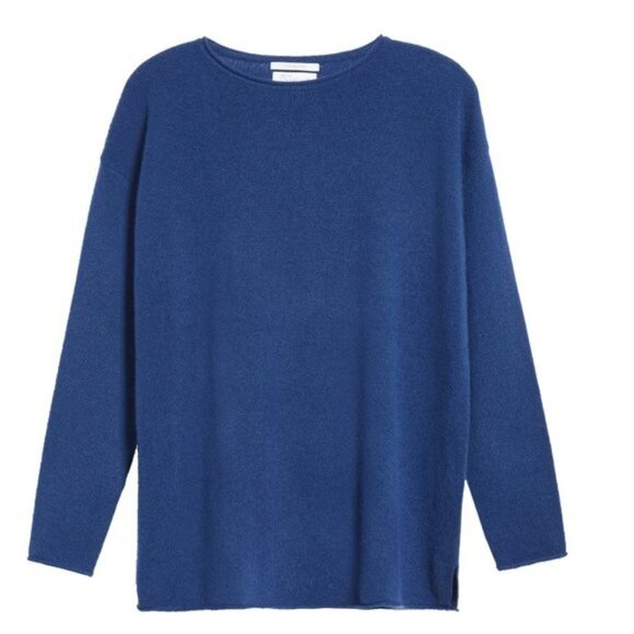 Nordstrom Signature Long Sleeve Cashmere Tunic Sweater - Picture 3 of 6